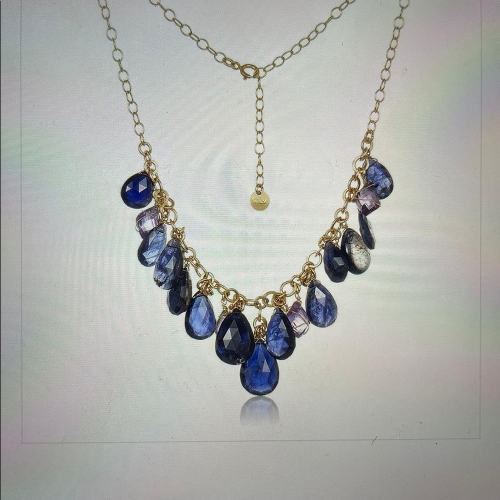 River Thame necklace in Amethyst